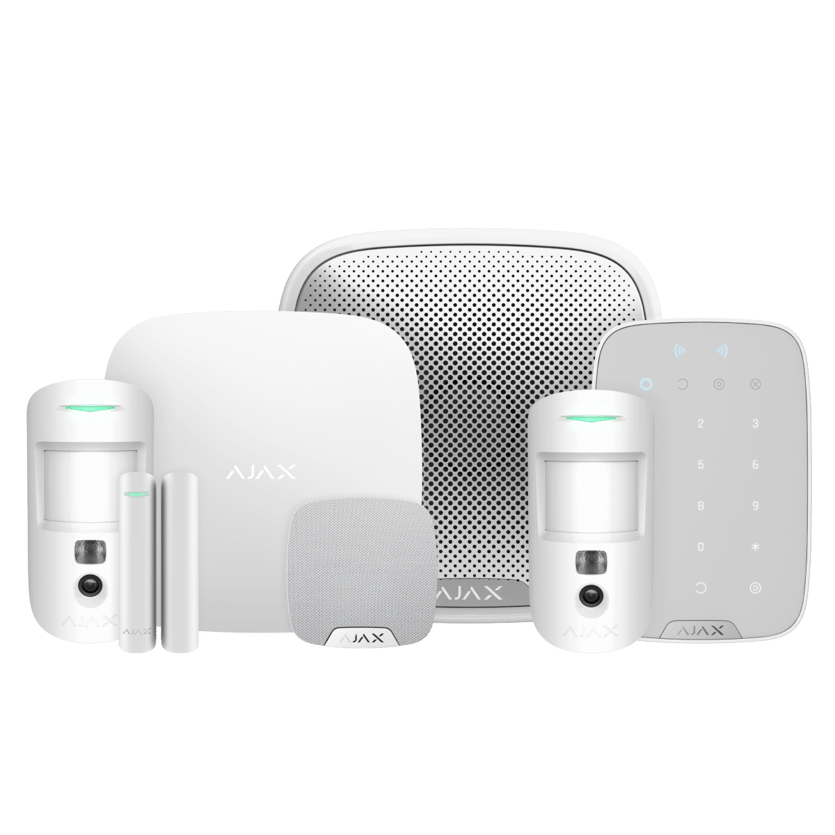 Ajax Hub 2 Plus alarmpakke komplet sæt