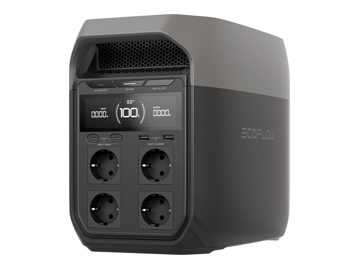 EcoFlow Delta 3 Transportabel Strømstation – 1024Wh & 3600W peak