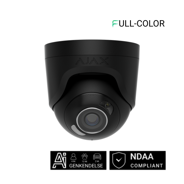 Ajax TurretCam HL 8 MP (2.8 mm) – Med hybridbelysning – billede 4