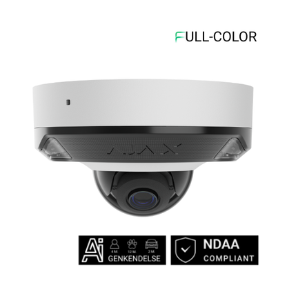 Ajax DomeCam Mini HL 8 MP (2.8 mm) – Med hybridbelysning – billede 4