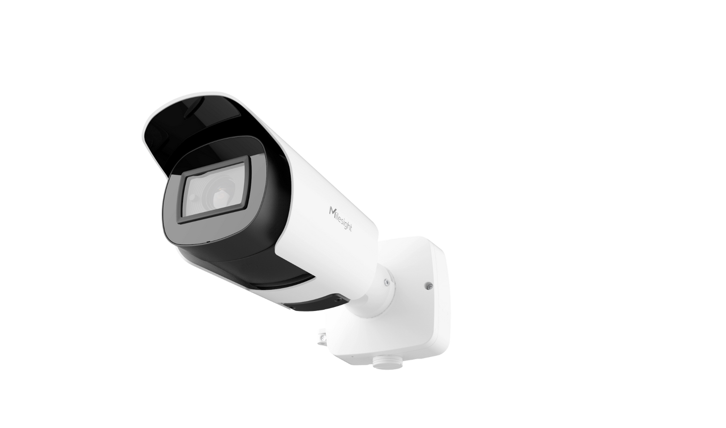 Milesight 4MP ANPR LPR Pro Bullet Kamera med AI-analyse