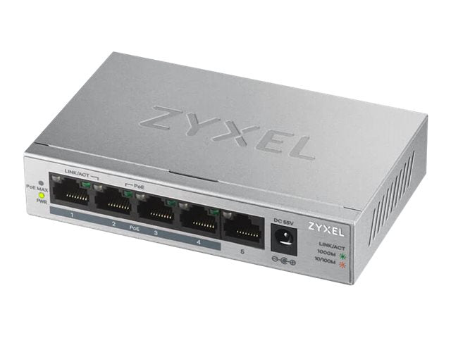 Zyxel GS1005HP 5-Port Gigabit PoE+ Switch