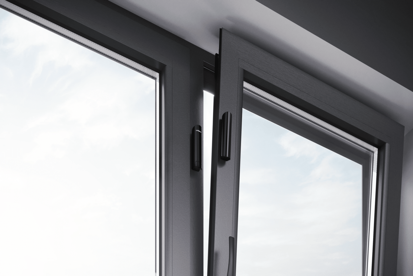 Ajax - DoorProtect Plus - Åbningskontakt med vibrations sensor – billede 3