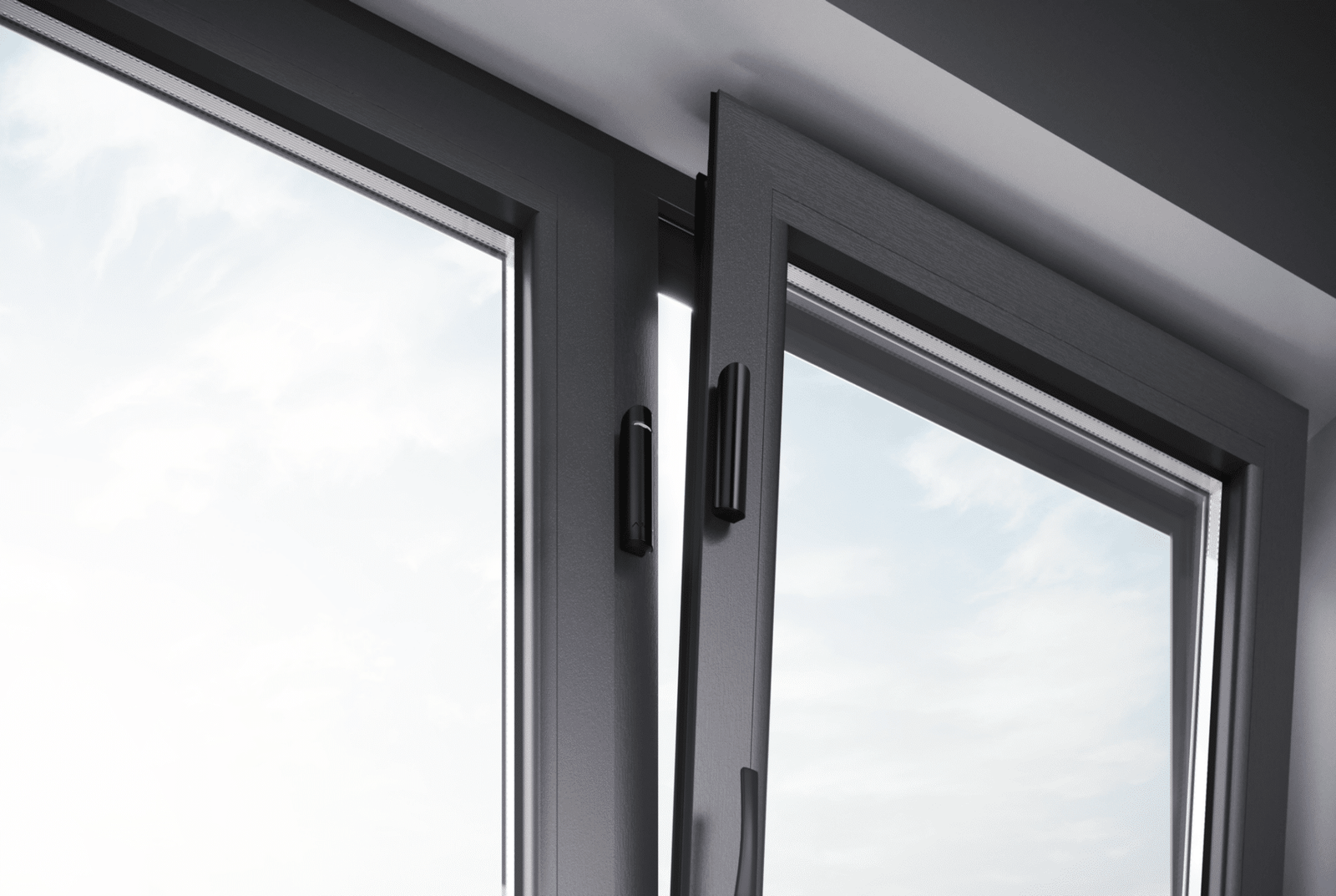 Ajax - DoorProtect Plus - Åbningskontakt med vibrations sensor – billede 3