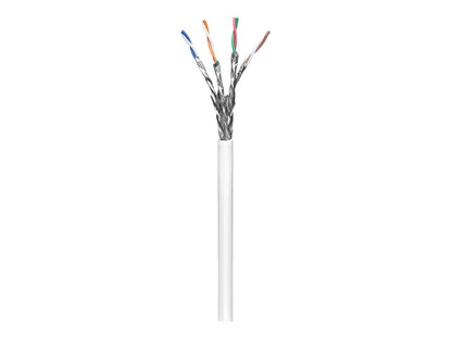 Cat 6 S/FTP netværkskabel bulk i hvid – produktbillede 2