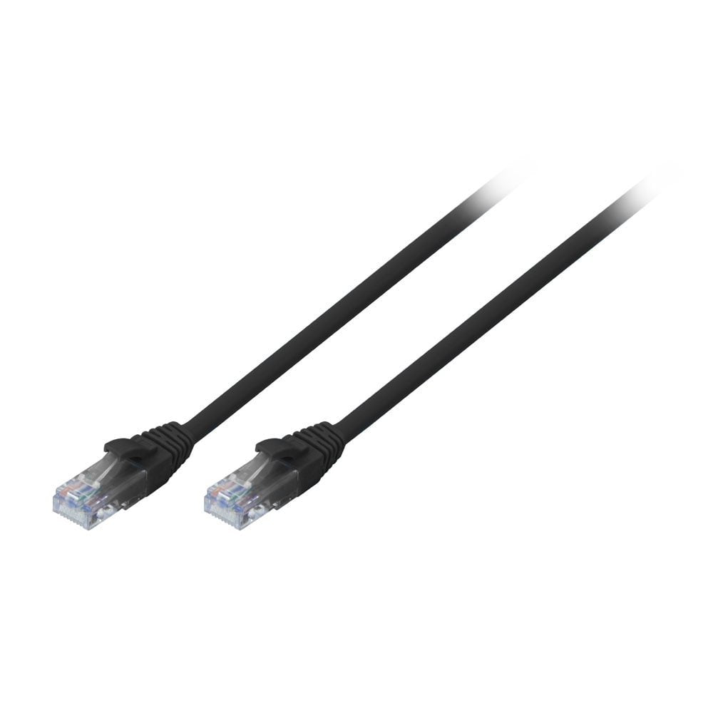 Cat 6 U/UTP netværkskabel sort
