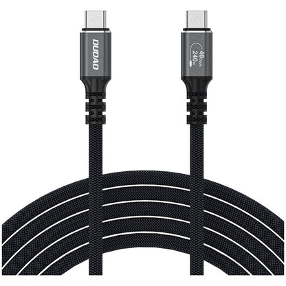 Dudao USB4/Thunderbolt 4 USB-C kabel – 240W, 40Gbps – billede 2