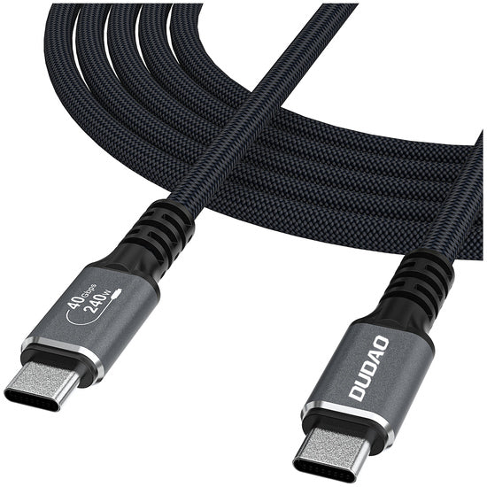 Dudao USB4/Thunderbolt 4 USB-C kabel – 240W, 40Gbps – billede 3