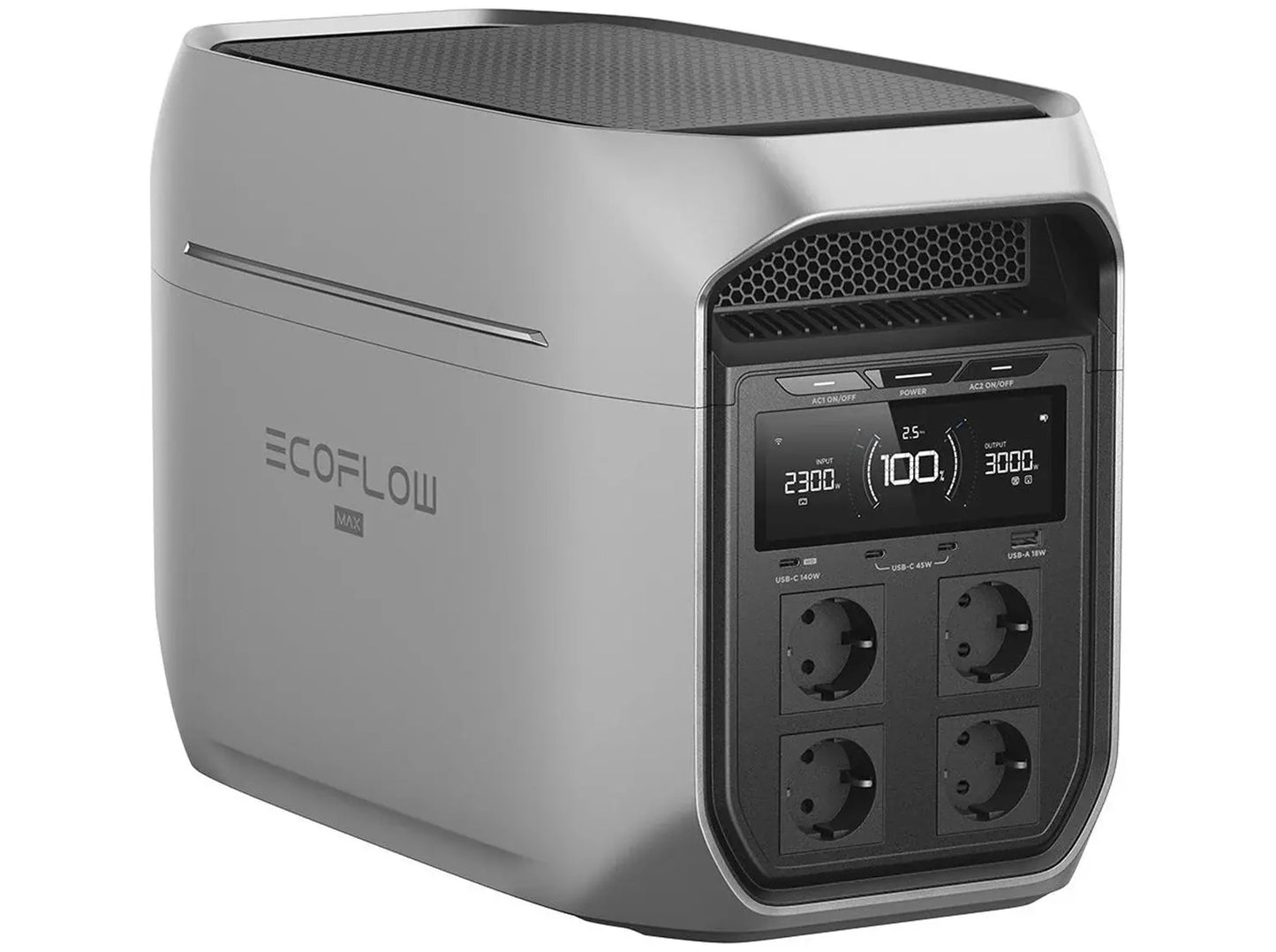 EcoFlow DELTA 3 Max Plus – 2048 Wh bærbar strømstation – billede 3