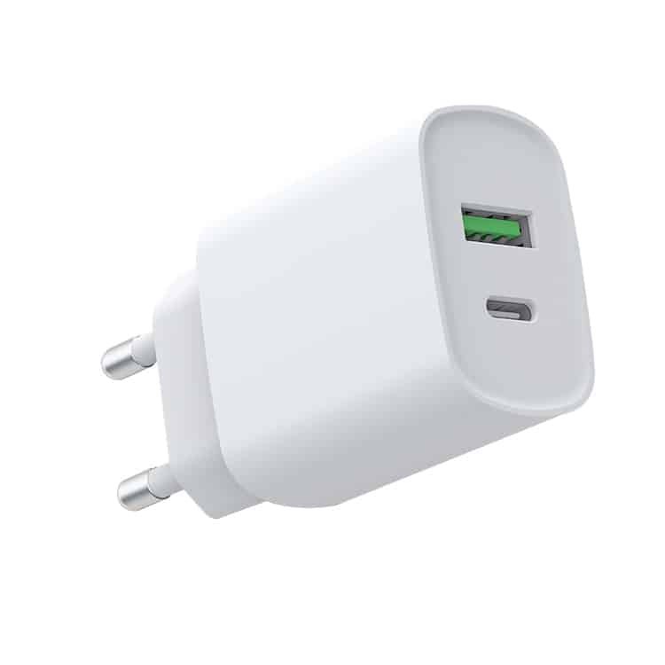 M7 USB-C og USB-A oplader 20W til iPad og iPhone