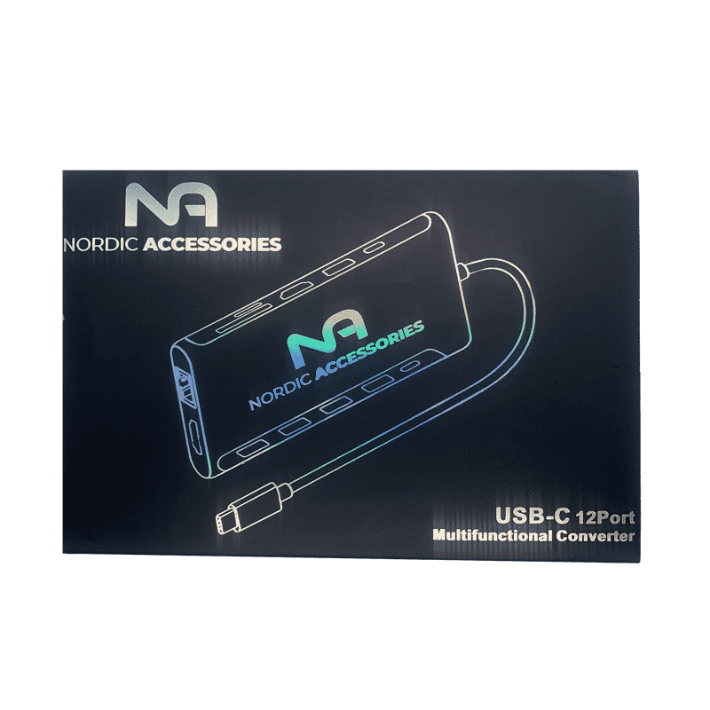 Nordic Accessories 12-in-1 USB-C hub - Dockingstation – billede 6