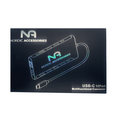 Nordic Accessories 12-in-1 USB-C hub - Dockingstation – billede 6