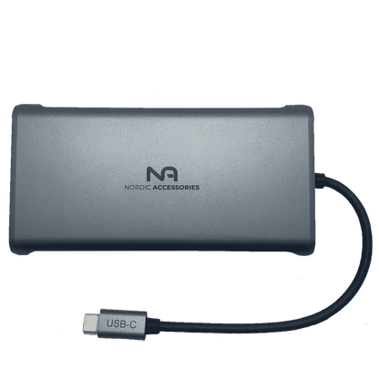 Nordic Accessories 12-i-1 USB-C hub dockingstation