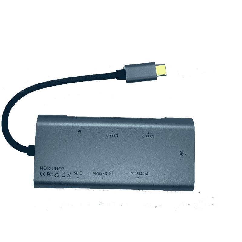Nordic Accessories 7-in-1 USB-C hub - Dockingstation – billede 2