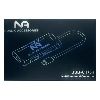 Nordic Accessories 7-in-1 USB-C hub - Dockingstation – billede 6