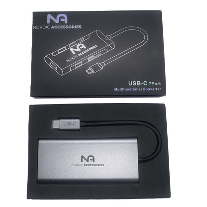 Nordic Accessories 7-in-1 USB-C hub - Dockingstation – billede 7