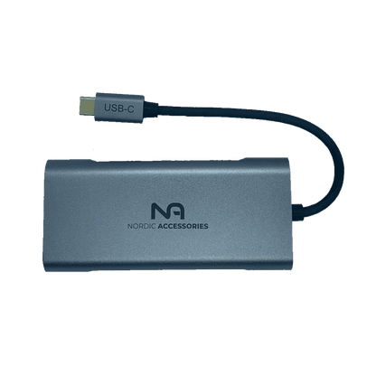 Nordic Accessories 7-i-1 USB-C hub dockingstation