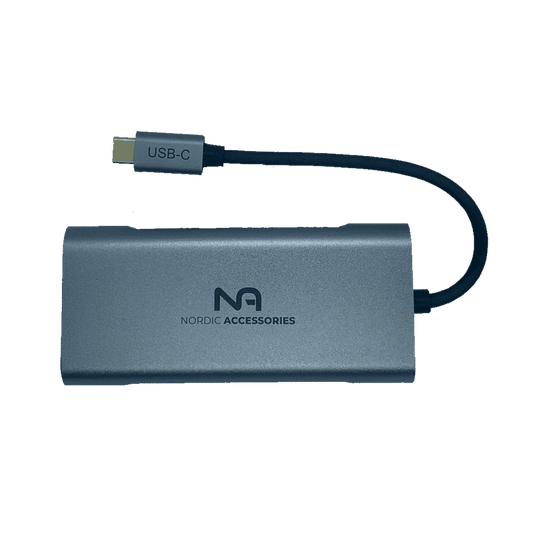 Nordic Accessories 7-i-1 USB-C hub dockingstation