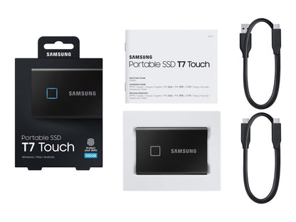Samsung SSD T7 Touch SSD MU-PC500K 500GB USB 3.2 Gen 2 – billede 2
