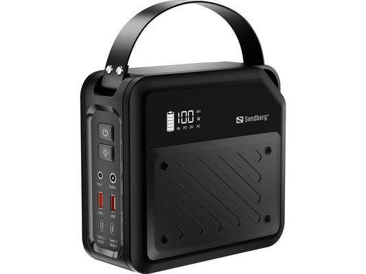 Sandberg DC Power Station 72000 – 72.000 mAh med 100W USB-C PD