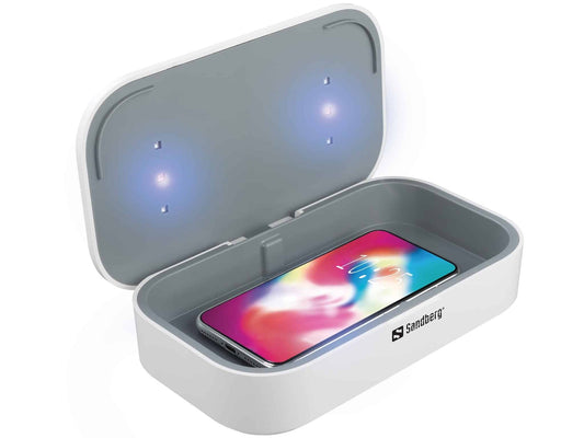 Sandberg UV sterilizer trådløs oplader 10W USB