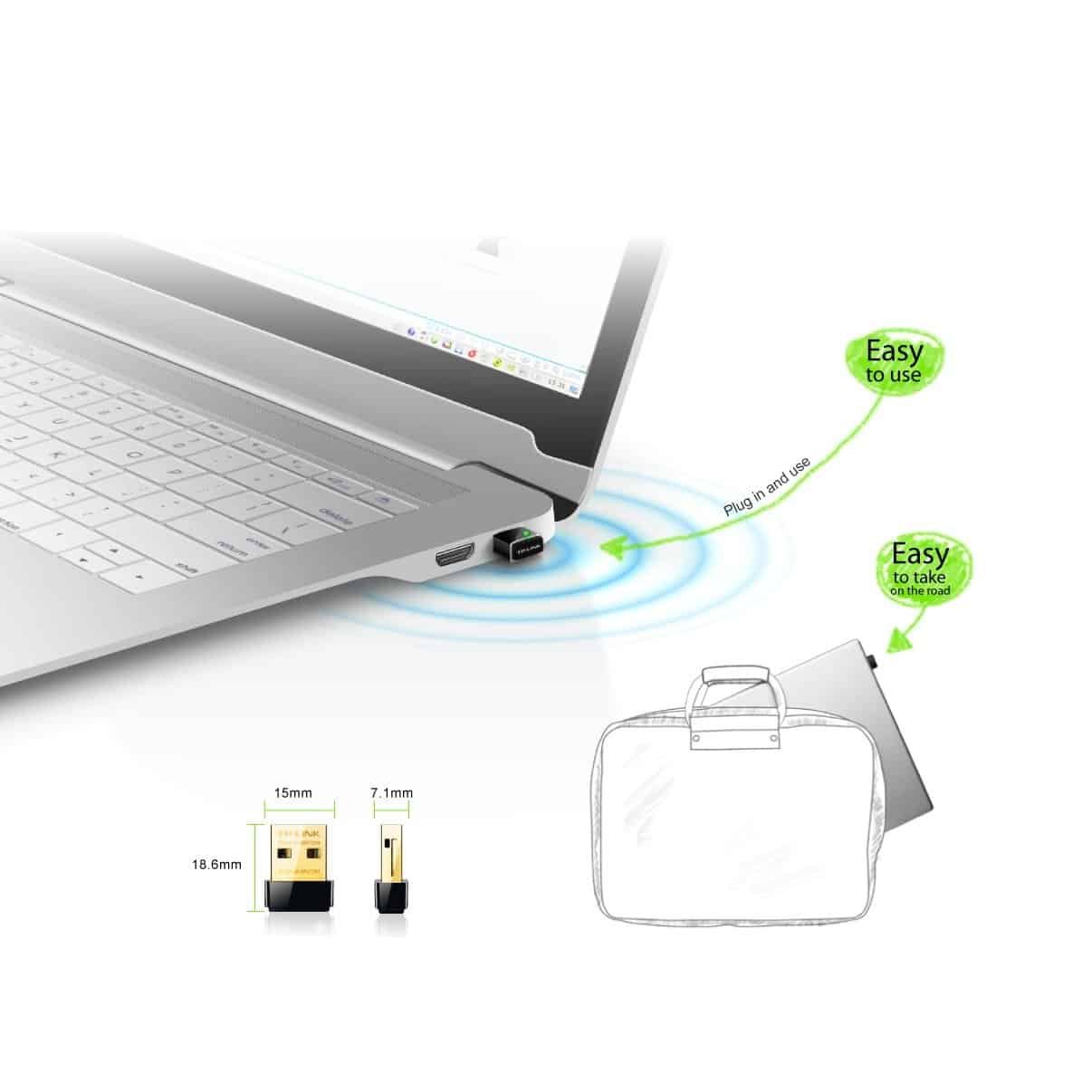 TP-Link Archer T1U AC450 Nano WiFi Adapter – billede 3