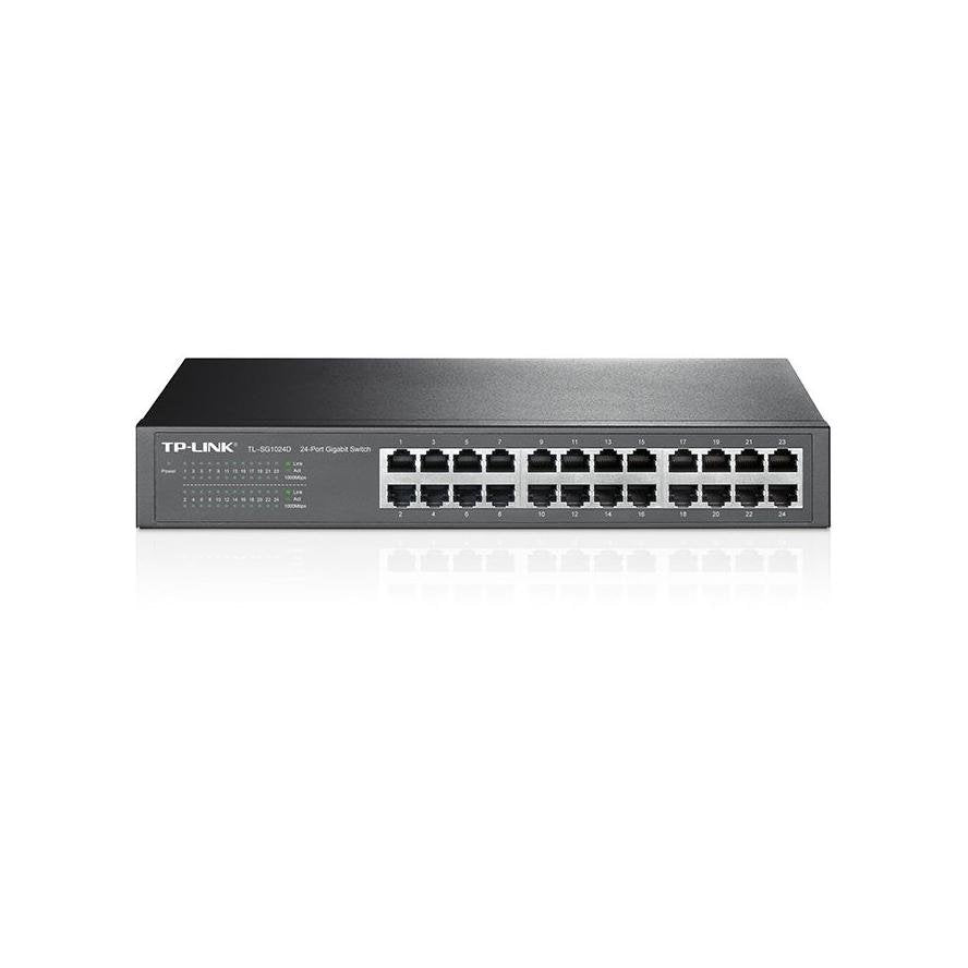 TP-Link GE TL-SG1024D 24-port Gigabit Switch Desktop/Rack – billede 3