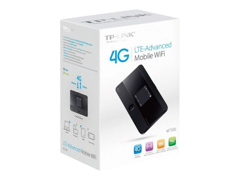 TP-Link M7350 - Mobilt hotspot - 4G LTE – billede 3