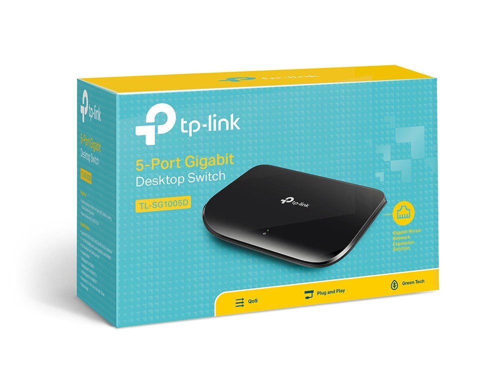 TP-LINK TL-SG1005D 5-port Gigabit Switch – billede 2