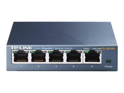 TP-LINK TL-SG105 5-port Gigabit Switch – billede 2