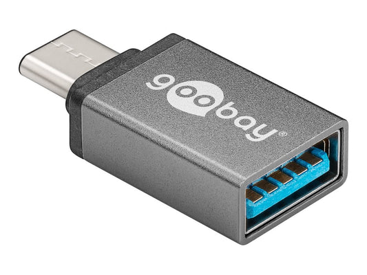 USB-A hun til USB-C han adapter