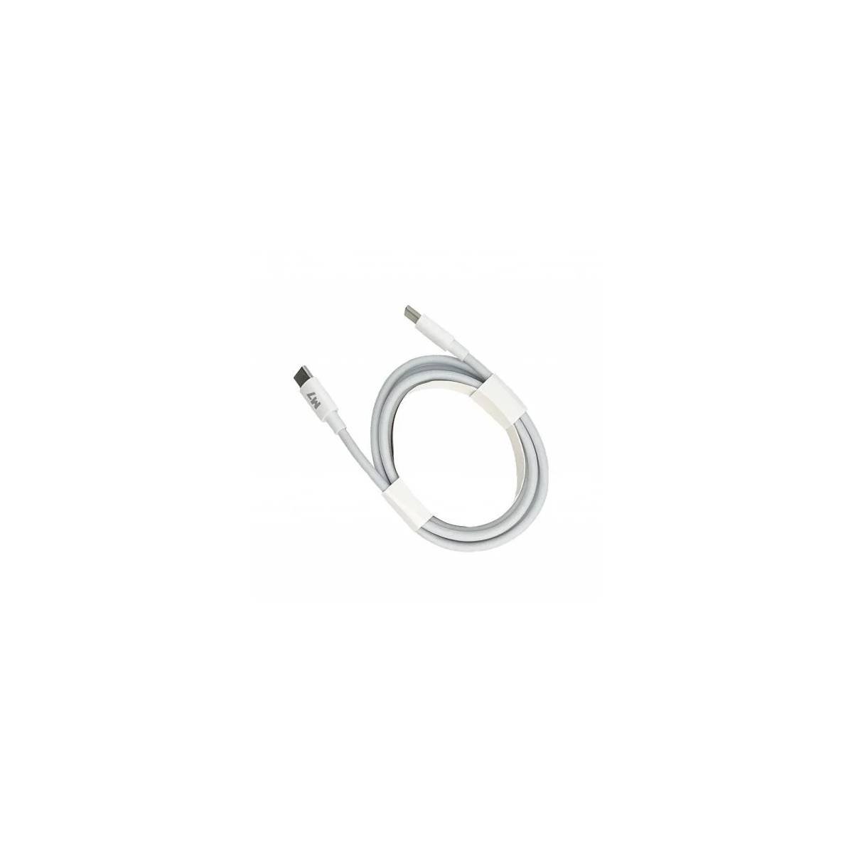M7 USB-C PD opladningskabel 1.2m hvid