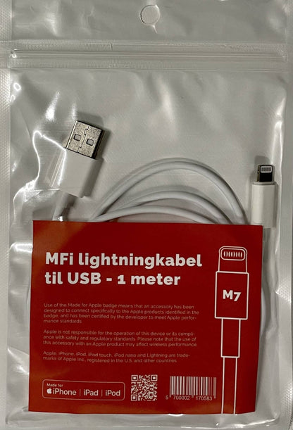 USB - Lightning kabel - M7 – billede 4