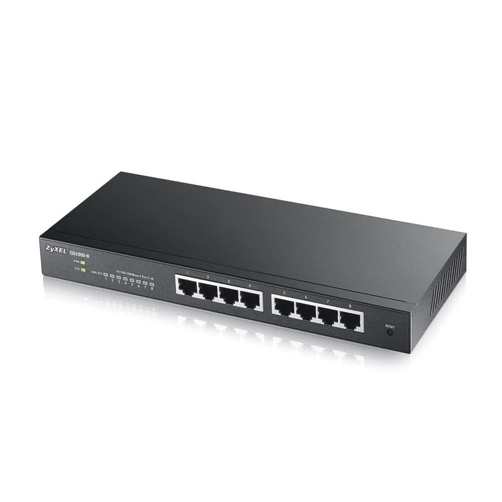 Zyxel GS1900-8 Switch 8-porte Gigabit – billede 2