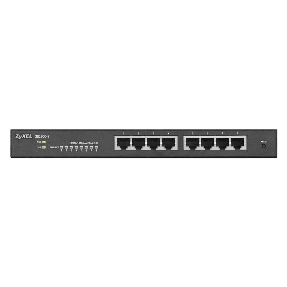 Zyxel GS1900-8 Switch 8-porte Gigabit – billede 3