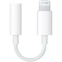 apple lightning to 35 mm headphone jack adapter hvid