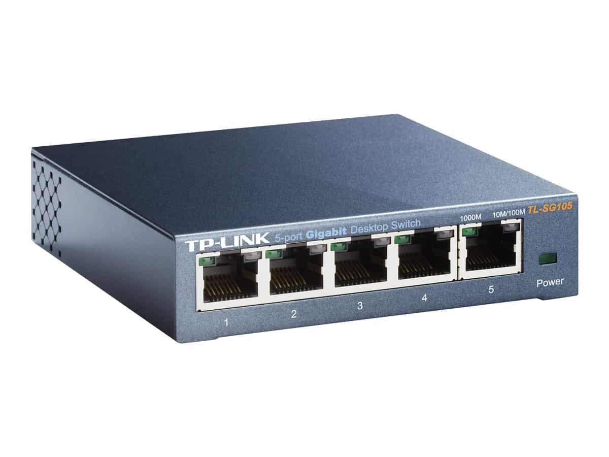 Se TP-LINK TL-SG105 5-port Gigabit Switch hos COMTEK.DK