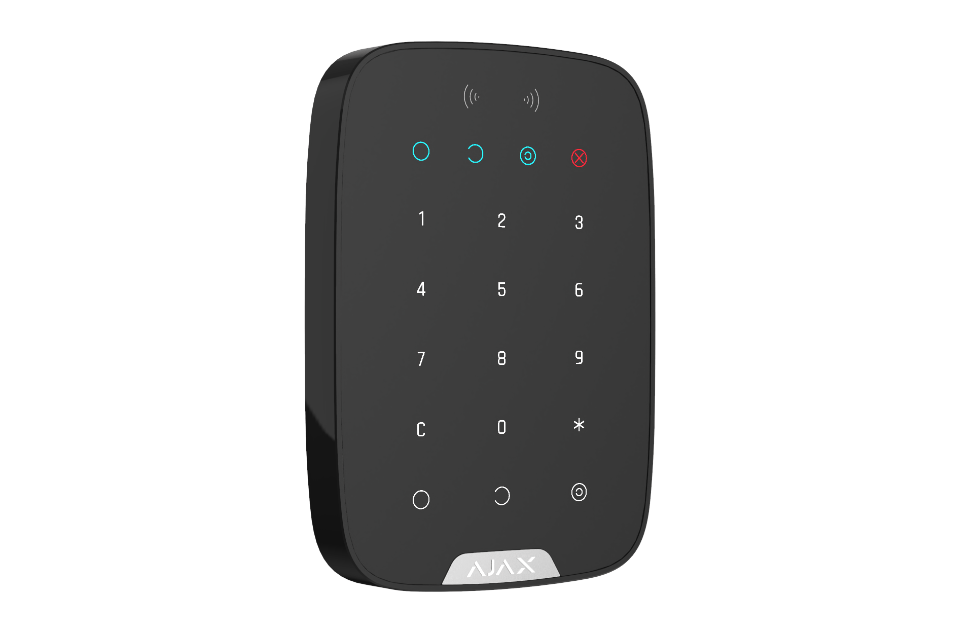 Ajax KeyPad Plus Betjeningspanel m/ DESFire - Sort