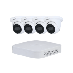 Dahua WizSense Lite overvågningspakke – 4 x kamera & NVR optager