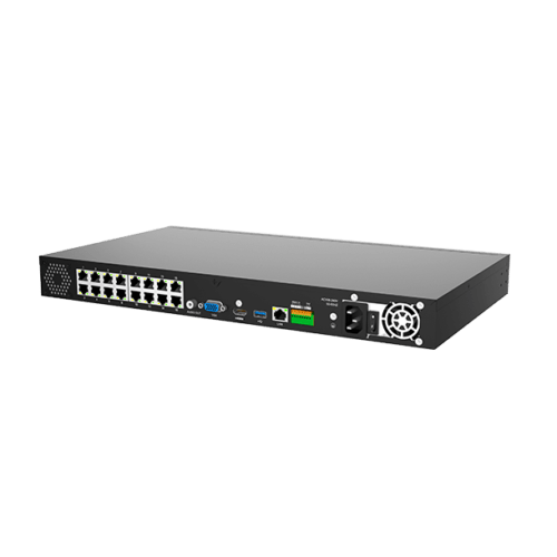 0020583 milesight nvr 19 1u 16 kanals 16 x poe 2 x 35 sata