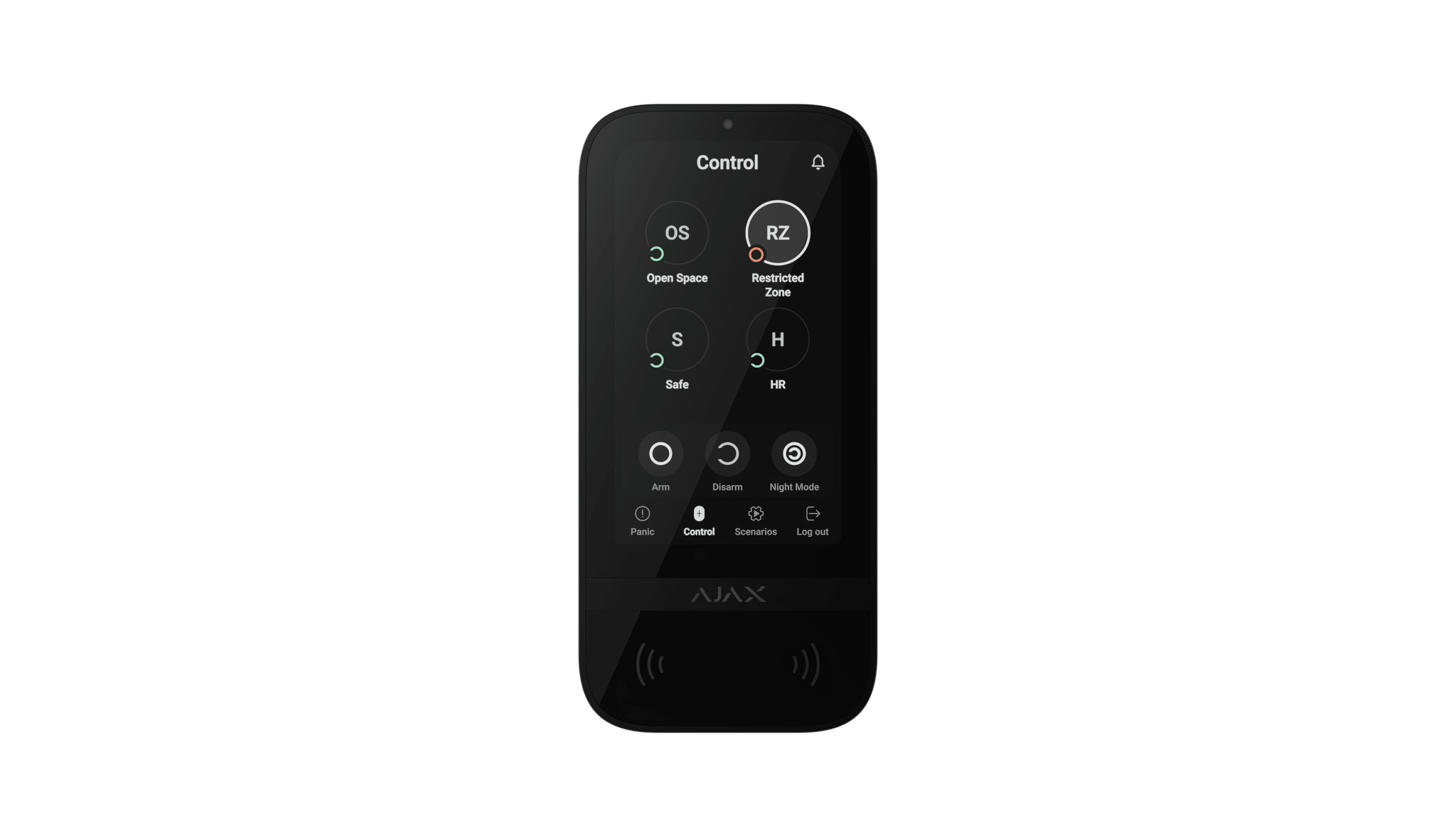 Se Ajax KeyPad TouchScreen - Sort hos COMTEK.DK