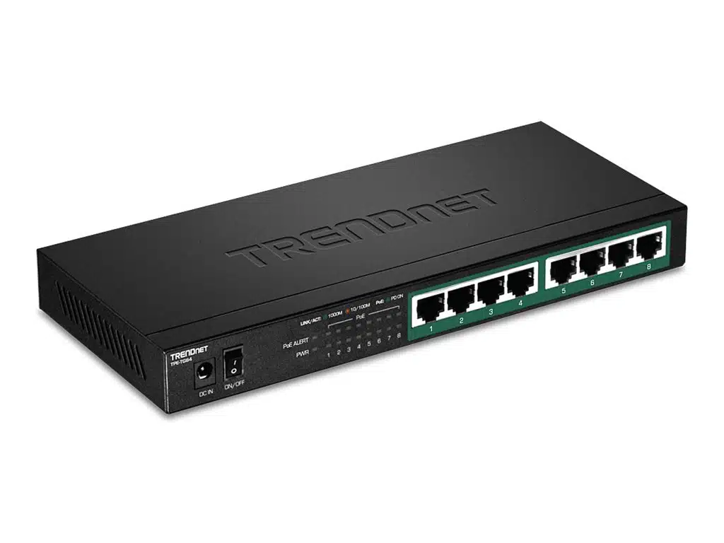 TRENDnet TPE LG84 Switch 8-porte Gigabit PoE+ 4